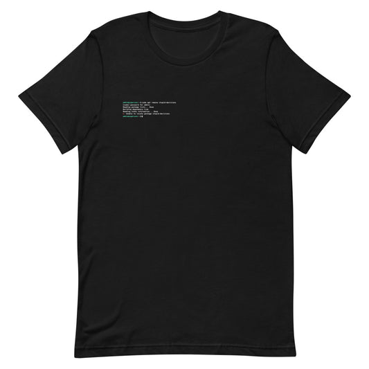 Linux Terminal command line  | unisex t-shirt