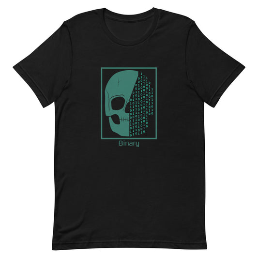 Skull + Binary Numbers | Unisex T-Shirt